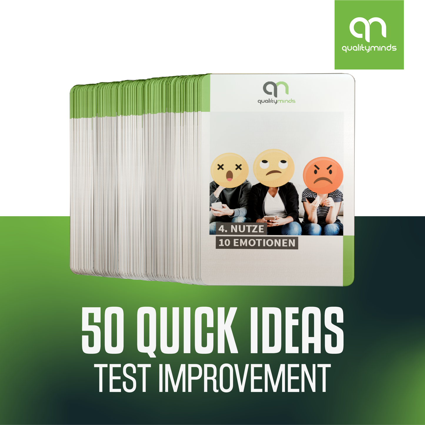 Test Improvement with 50 Quick Ideas Kartendeck