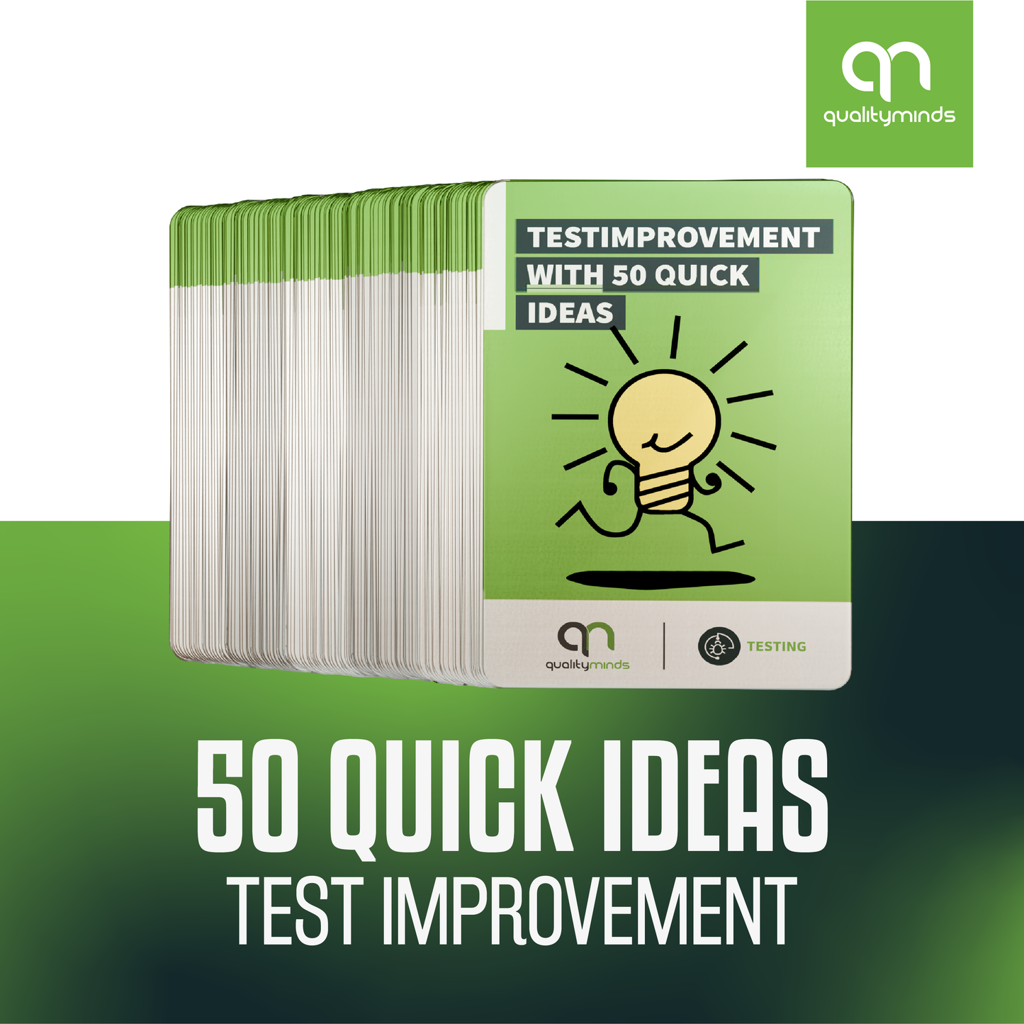 Test Improvement with 50 Quick Ideas Kartendeck